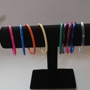 Vintage acrylic bracelets.  Fun and Fabulous.